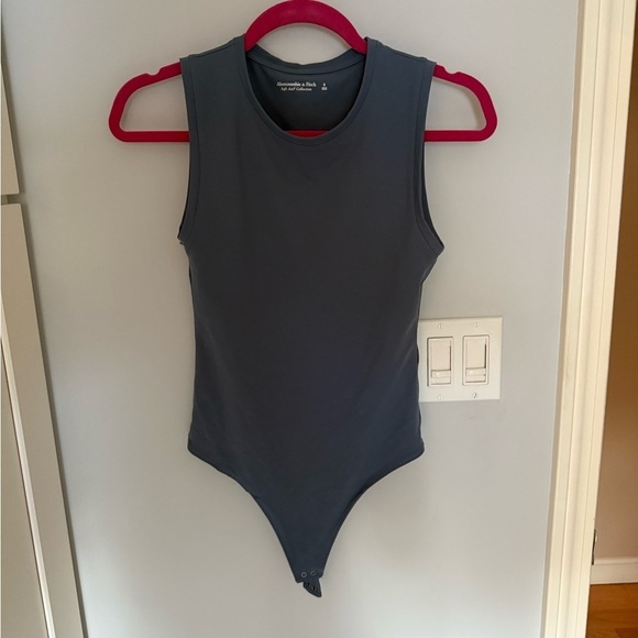 Abercrombie & Fitch Tops - Abercrombie and Fitch Blue/Gray Bodysuit